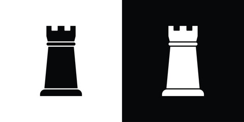 Chess rook icon Vector scalable graphics © Warpiya