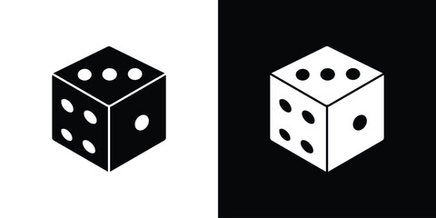 Dice icon Vector scalable graphics
