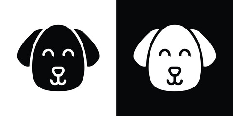 Dog icon Vector scalable graphics