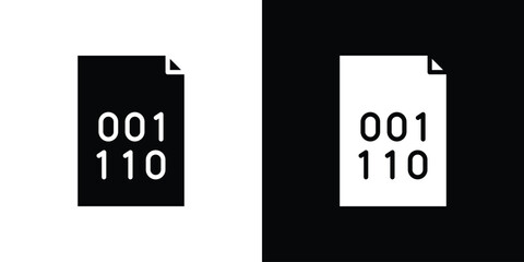 Fototapeta premium File Binary icon Vector scalable graphics