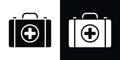 First aid kit icon Vector scalable graphics