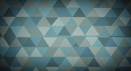 Tones of Tranquility Blue  Gray Triangles