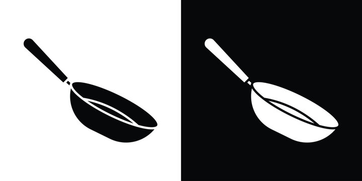 Frying pan icon Vector scalable graphics