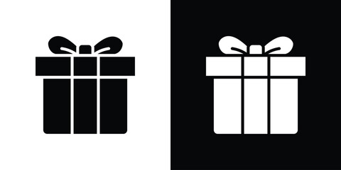 Gift box icon Vector scalable graphics