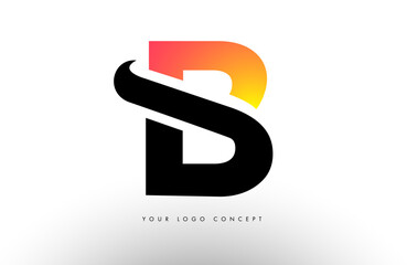 Letter B Logo design. B icon vector with creative look