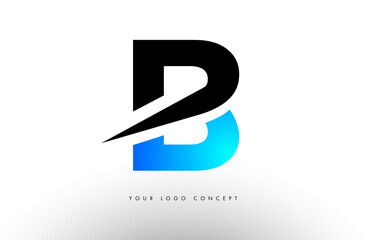 Letter B Logo design. B icon vector with creative look