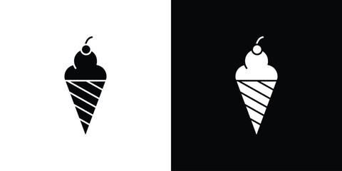 Ice cream icon Vector scalable graphics