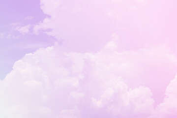 Sky and clouds in pastel tones.