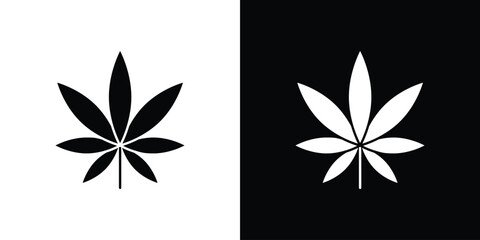 Obraz premium Marijuana icon Vector scalable graphics