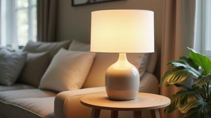 modern table lamp with sleek design