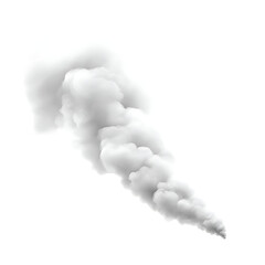 Naklejka premium smoke ,isolated on transparent background png