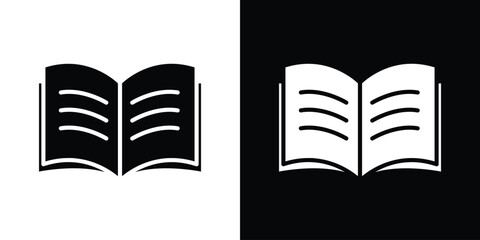 open book icon Vector scalable graphics