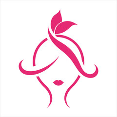Sketch Style Salon Logo For Beauty Branding