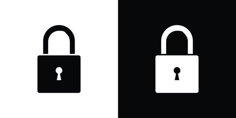 Padlock icon Vector scalable graphics