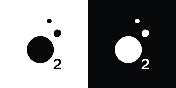 Oxygen O2 icon Vector scalable graphics