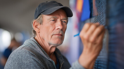 Honoring Veterans on a Warm Memorial Banner with Tears of Remembrance