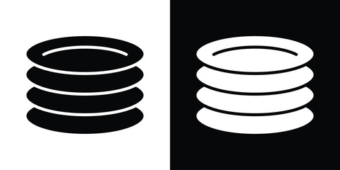 Plates icon Vector scalable graphics