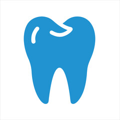 Tooth Icon Dental Clinic Logo Design Concept