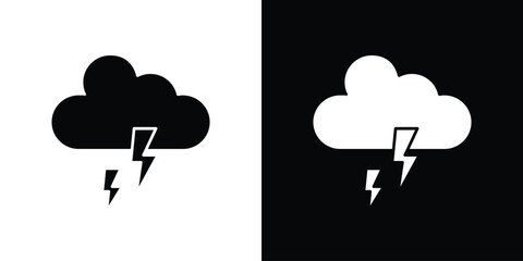 Thunderstorm icon Vector scalable graphics