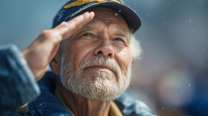 Veterans Honor with Warplane Flyover and Emotional Parade