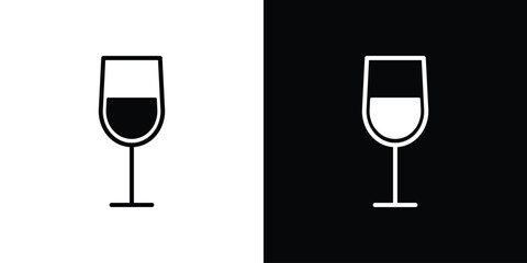 Wine glass icon Vector scalable graphics