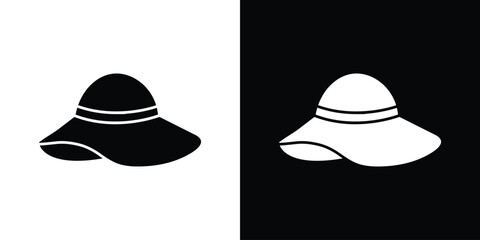 Woman hat icon Vector scalable graphics