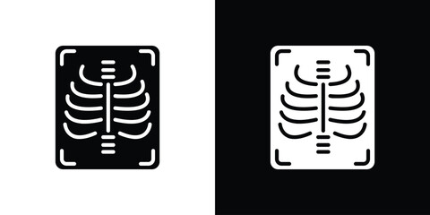 X-ray scan icon Vector scalable graphics