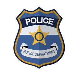 Police Badge Vector - Law Enforcement Shield