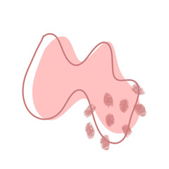 Baby pink blobs 2