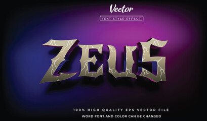 Zeus text effect
