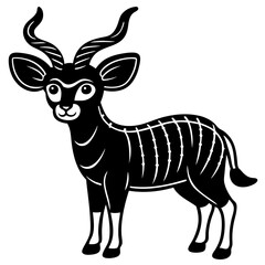 silhouette of a deer