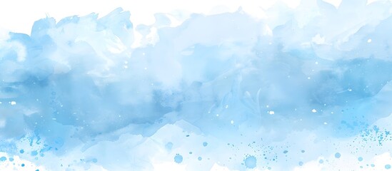 Pastel blue paper texture pattern background with space, Creative and painted cloudy sky blue watercolor background, Beautiful grunge blue background with space and for making graphics design.