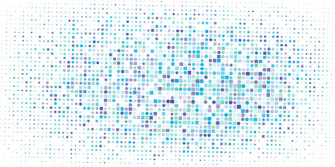 Dotted gradient vector illustration, white and black halftone background, horizontal seamless dotted lines, monochrome dots texture backdrop,