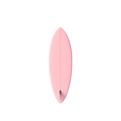 Summer pink vacation beach with Minimal Surfboard png