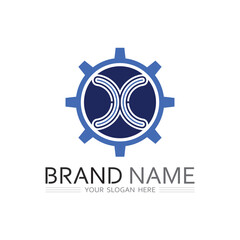 High Tech X Letter Icon Logo for App, Brand, and Web Design