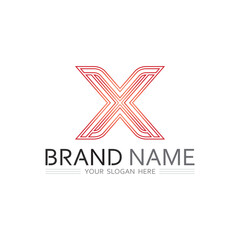 Letter X Abstract Vector Design for Logos, Icons, and Visual Identity