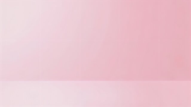 Soft pink background studio scene with subtle gradient and smooth transition surface