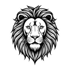 lion head vector
