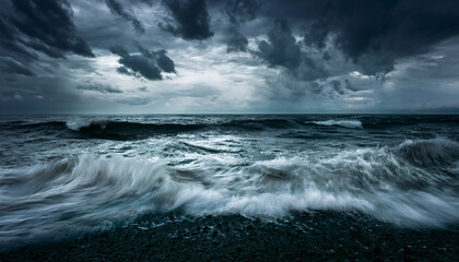 Obraz premium moody waves ii