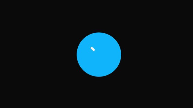Cross Mark X Icon Animation on Black Background &ndash; Error or Denied Symbol Video