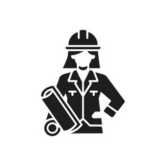 Female Engineer Icon