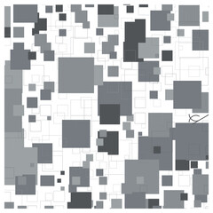 Creative black and white abstract patter background.