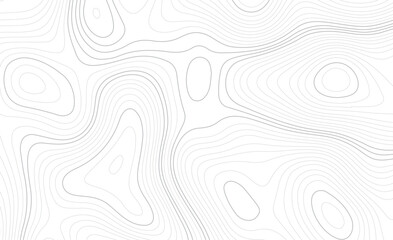 black white landscape background with wavy topography map design curve line map contour grid