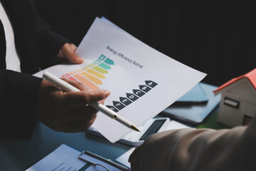 Sustainable development with renewable energy solutions, ecology concept, green business.