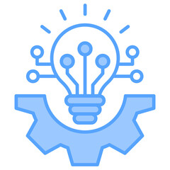 Futuristic Blue Icon