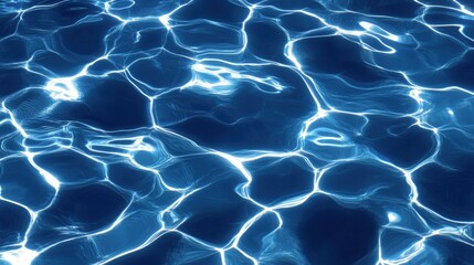 Ripples on Water Surface with Light Reflections