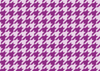 千鳥格子の背景 壁紙 素材 パターンのイラスト 紫色 ピンク