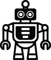Robotics Icon Outline Vector Illustration