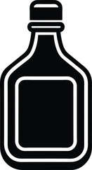 Syrup Bottle Icon Outline Vector Illustration