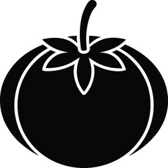 Tomato Icon Outline Vector Illustration